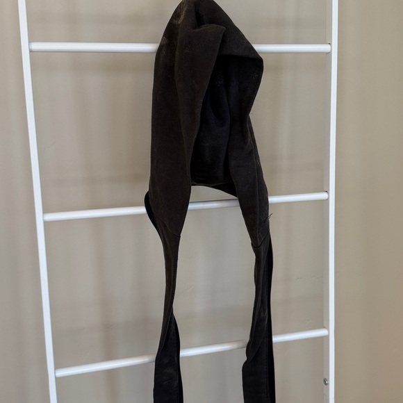 Doma Leather Jacket with Hood - Picture 8 of 8